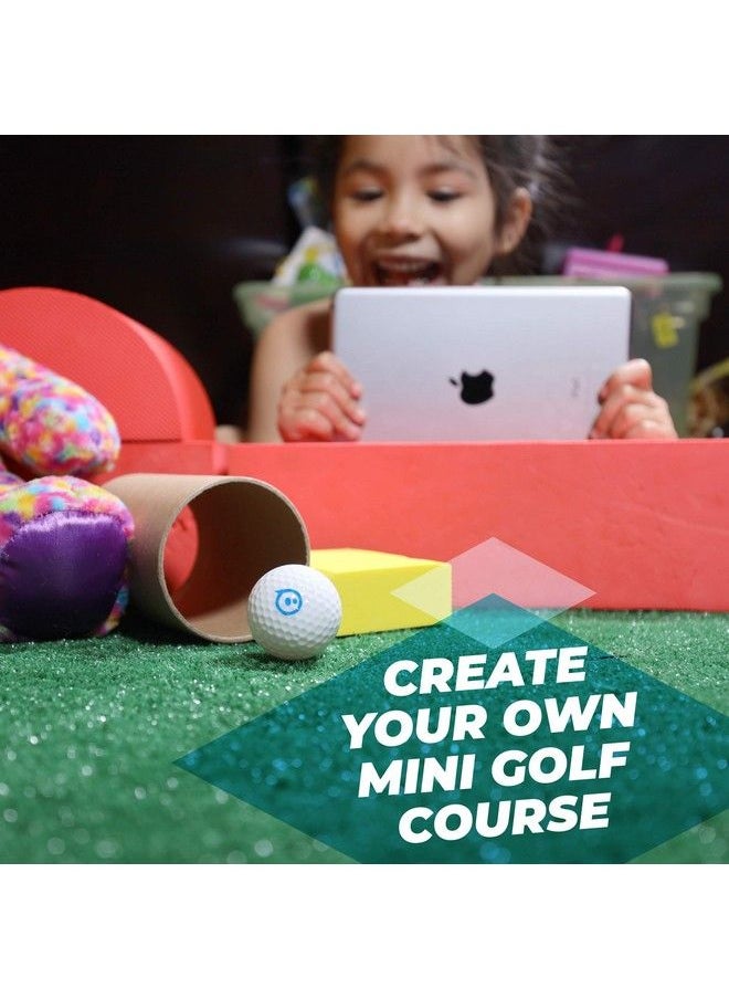 Sphero - Mini Golf: Appenabled Programmable Robot Ball Stem Educational Toy For Kids Ages 8 & Up Drive, Game & Code With Play & Edu App, Eggshell White - Image 1