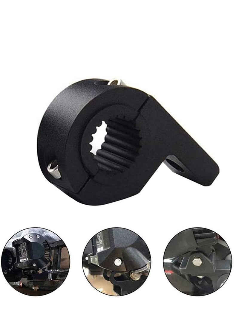SYOSI Motorcycle Fog Light Mount Universal Anti-Oxidation Fog Light Mount Stand Kit Roof Roll Cage Holder Tube Clamp Mounting Bracket - Image 4