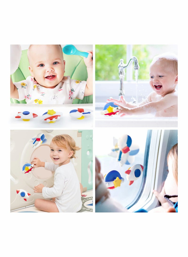 Suction Cup Spinning Fidget Toys for Toddlers 1-3, Sensory Spinner Toys for Babies, Engaging and Fun Playtime Activity for Early Development. - Image 5