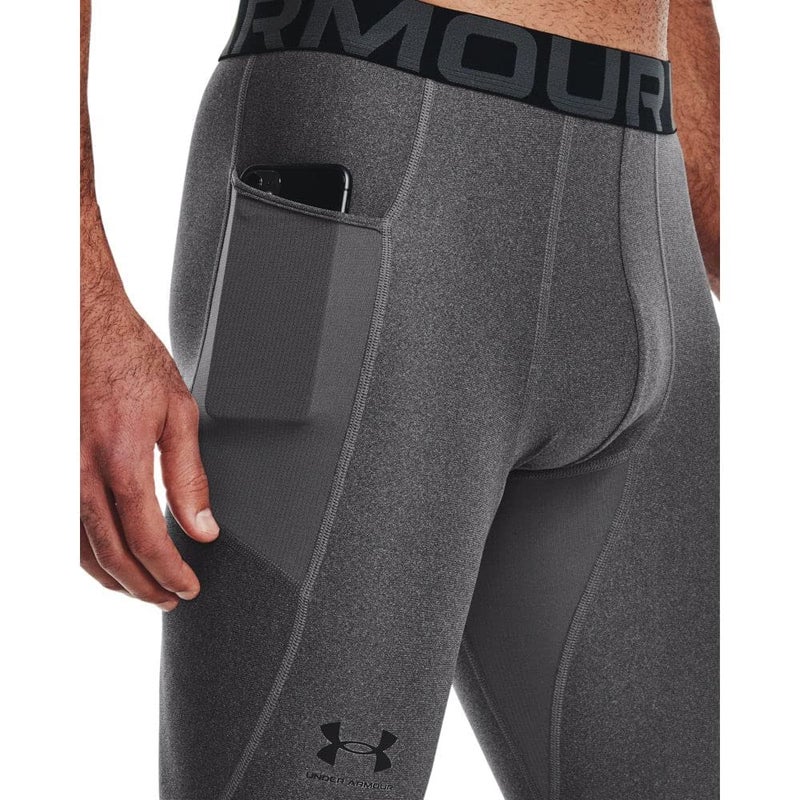 UNDER ARMOUR سروال ليجنز حراري للرجال من أندر أرمور، كربون هيثير (090)/أسود، كبير جداً - Image 5