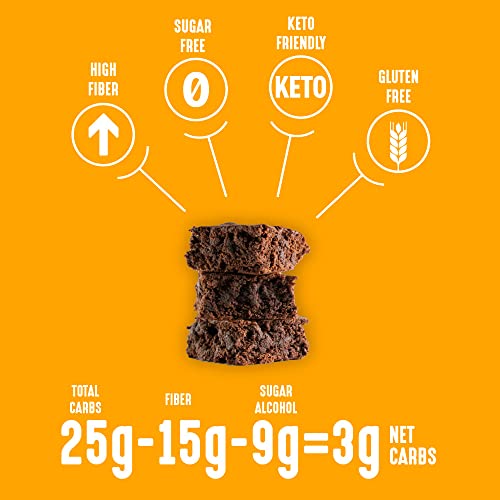 Lakanto Sugar Free Brownie Mix - Sweetened with Monk Fruit Sweetener, Keto Diet Friendly, Delicious Dutched Cocoa, High in Fiber, 3g Net Carbs, Gluten Free, Easy to Make Dessert (Pack of 3) - Image 5