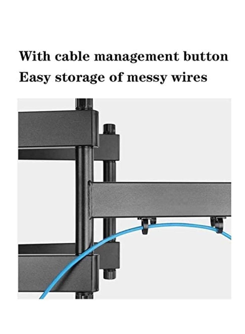 ELTRAZONE TV Wall Mount Bracket – Articulating Arms for 75"-98" TVs, VESA Up to 800x600mm, Max Load 176lbs, Center Design - Image 5