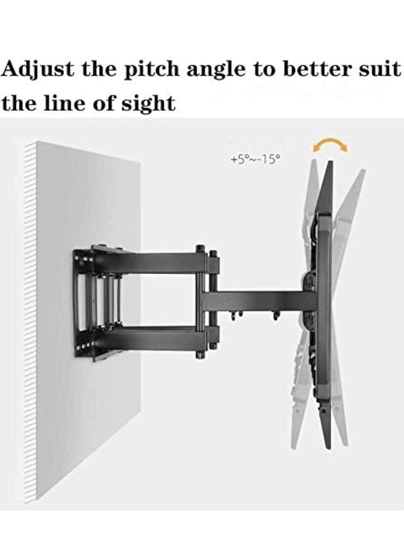 ELTRAZONE TV Wall Mount Bracket – Articulating Arms for 75"-98" TVs, VESA Up to 800x600mm, Max Load 176lbs, Center Design - Image 3