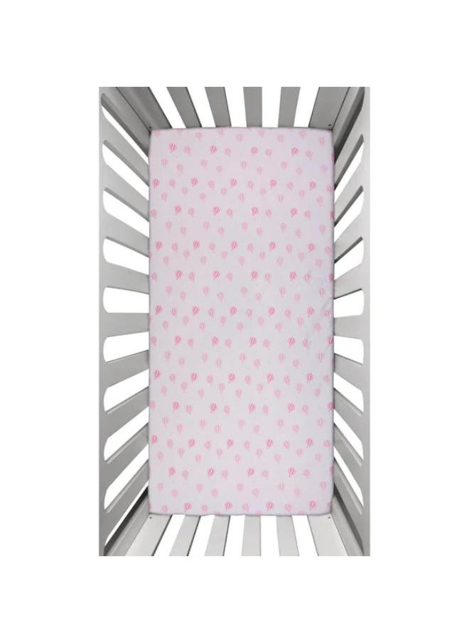 Mamas Gift Winter Bed Sheet Balloons Pink 