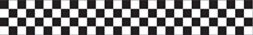 Creative Converting Black and White Check Crepe Paper Streamer, 30' - Image 4