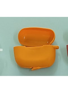 Protective Case For Airpods Pro Apple Third Generation Airpodspro2 Wireless Headset Silicone Protective Case-Color:158C Orange-Applicable Model:Airpods Pro2 (one-piece Model With Ears And No Dust Plug)