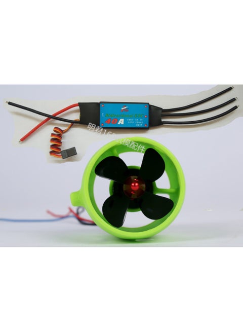 Remote Control Boat 12-24V Brushless Underwater Robot Thruster Nest Boat Pull Net Boat Rescue Boat Underwater Motor-Color:Thruster 1 Positive Propeller + 40a Esc