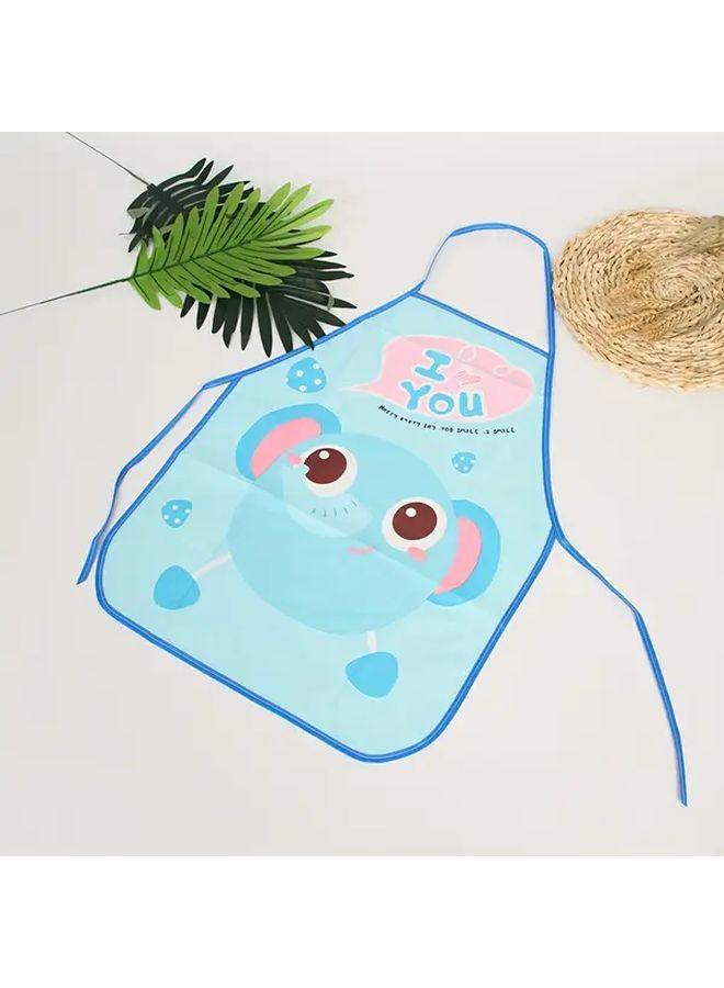 Toddler Kids Bib and Apron Set Long Sleeves Yellow Duck Design with Pockets Easy Clean Feeding and Painting Outfit Playful Kids Wear - Image 2