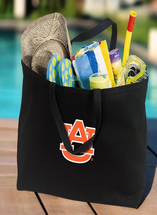 Broad Bay JUMBO Auburn University Tote Bag or Large Canvas Auburn Shopping Bag - Image 4