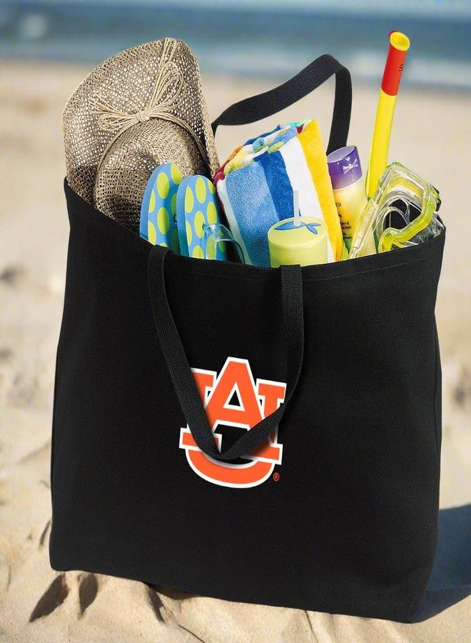 Broad Bay JUMBO Auburn University Tote Bag or Large Canvas Auburn Shopping Bag - Image 3
