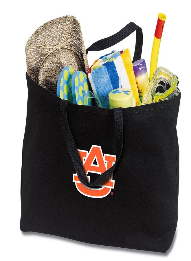 Broad Bay JUMBO Auburn University Tote Bag or Large Canvas Auburn Shopping Bag - Image 2