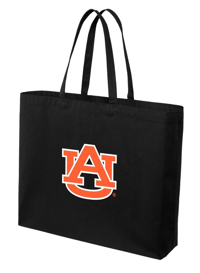 Broad Bay JUMBO Auburn University Tote Bag or Large Canvas Auburn Shopping Bag - Image 1