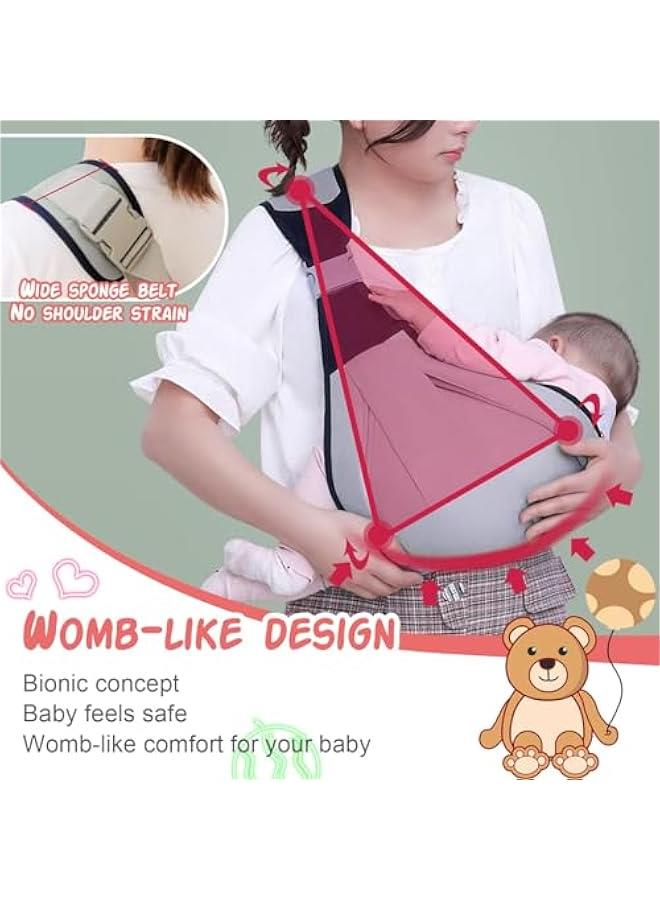 هوكور حامل أطفال على الكتف من تاسل، حامل للأطفال قابل للتعديل، حامل للورك والكتف نصف ملفوف للأطفال، حمالة كتف واحدة موفرة للجهد، حامل أطفال من قطعة قماش للأطفال الصغار حتى وزن 20 كيلوجرام (أخضر) - Image 4