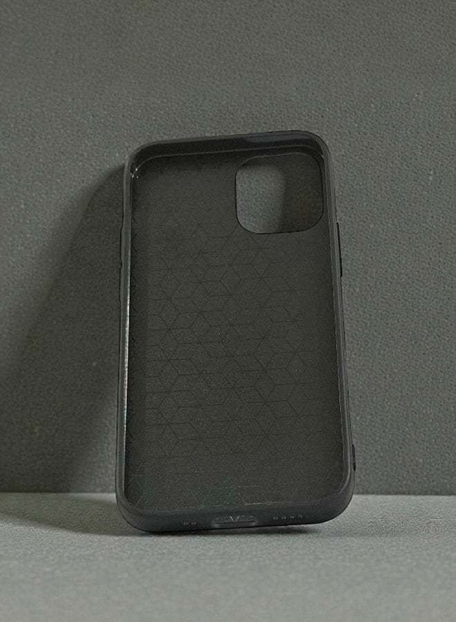 Covernex Apple iPhone 12 Mini Protective Case Cover Printed Featuring Cute Peek Behind The Wall Illustration - Image 5