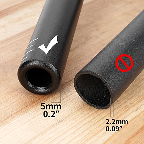 RUTU 7/8 inch Handlebar for 49-70cc Kids Dirt Bike,RUTU Heavy Duty Handle Bars with Crossbar Foam Pad, 2 Stroke ATVS Dirt Bike KX,Electric Bicycle Scooter - 6061 Aluminum Heat Treatment - Black - Image 3