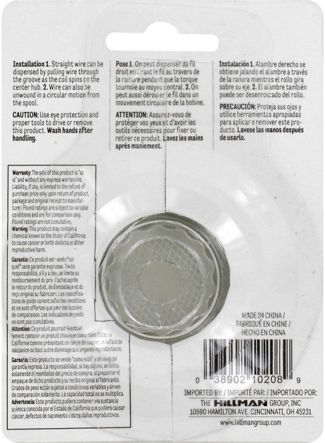 Hillman Steel 20 Gauge Galvanized Hobby Wire, 20 x 175', Silver, Corrosion Resistant, 15 lbs. Capacity - Image 3