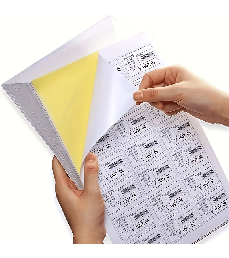 15 Pcs Self Adhesive Stickers A4 Size Glossy Backing Paper Laser Inkjet Labels For Printing - Image 3