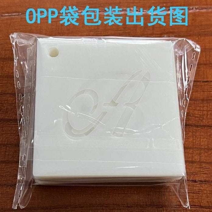 72Pcs Grass Letters Case And Case Hollow Template 72Pcs Grass Letters Case And Case Hollow Paint Template - Image 5