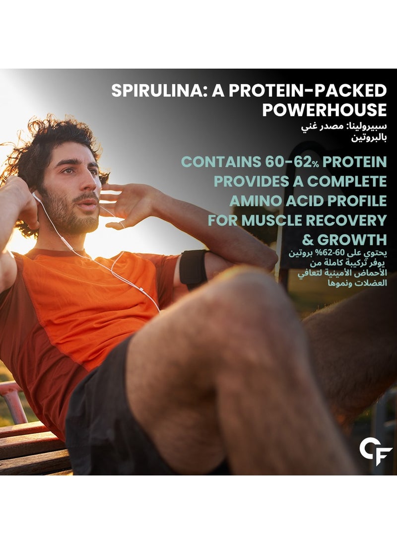 CARBAMIDE FORTE Carbamide Forte 100% ORGANIC SPIRULINA POWDER FOR MEN & WOMEN  - Image 4