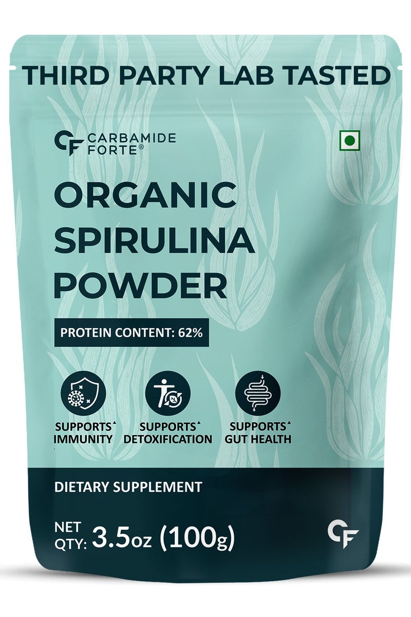 Carbamide Forte 100% ORGANIC SPIRULINA POWDER FOR MEN & WOMEN - Image 1