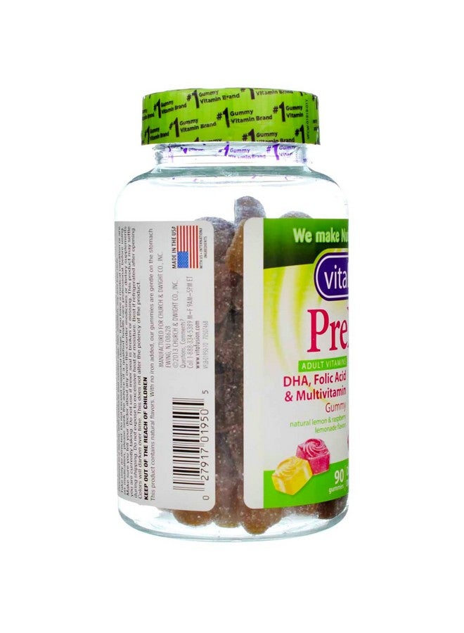 Vitafusion فيتافيوجن مكمل غذائي للحمل، بنكهتي الليمون وتوت العليق 90 حبة (عبوة من 5) - Image 3