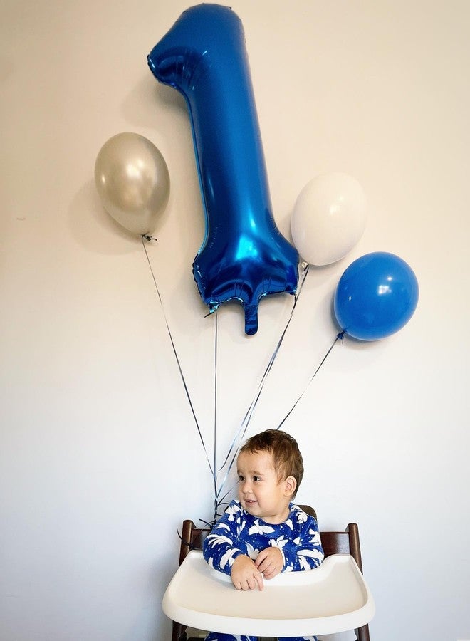 IWERP Navy Blue Number 2 Balloon 40 Inch, 2 Balloon Number, 2nd Birthday Decorations for Baby Girls Boys Toddlers - Image 3