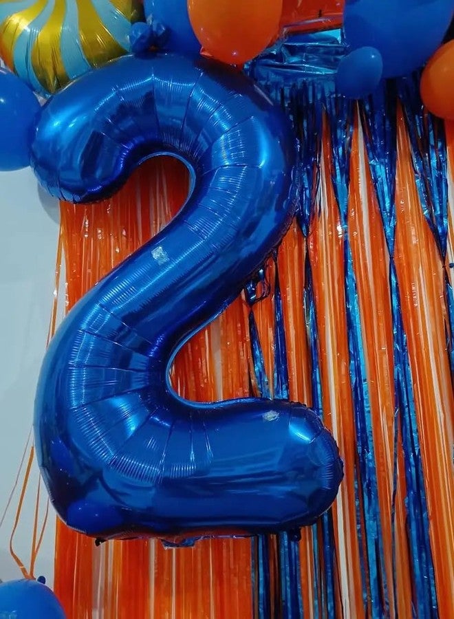IWERP Navy Blue Number 2 Balloon 40 Inch, 2 Balloon Number, 2nd Birthday Decorations for Baby Girls Boys Toddlers - Image 4