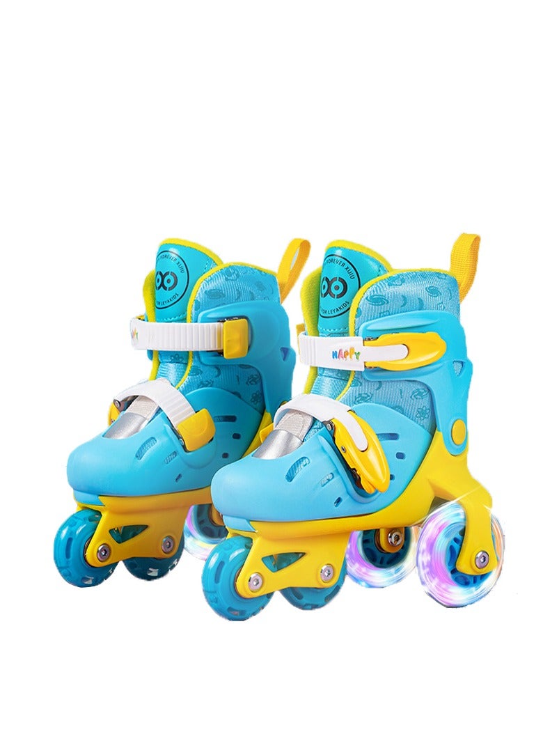 Generic Boys and Girls Camo Adjustable Roller Skates with Light up Wheels, Fun Illuminating Rollerskate for Kids Girls Youth  - Image 4
