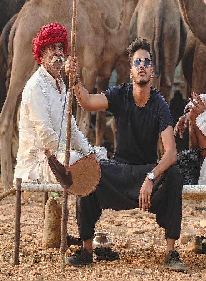 Amosfun Bota Wine Bag Artificial Leather and Plastic Spanish Wine Bota Bag Water Canteen Flask Water Bottle Pouch with Shoulder Strap for Traveling Camping Hiking 31.00 X 19.50 X 2.50CM - Image 3