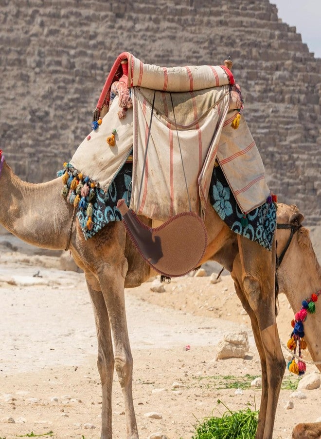 Amosfun Bota Wine Bag Artificial Leather and Plastic Spanish Wine Bota Bag Water Canteen Flask Water Bottle Pouch with Shoulder Strap for Traveling Camping Hiking 31.00 X 19.50 X 2.50CM - Image 5