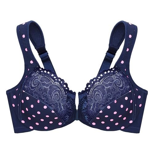 Glamorise Full Figure Plus Size Wonderwire Front-Closure Bra Underwire #1245 - Image 3