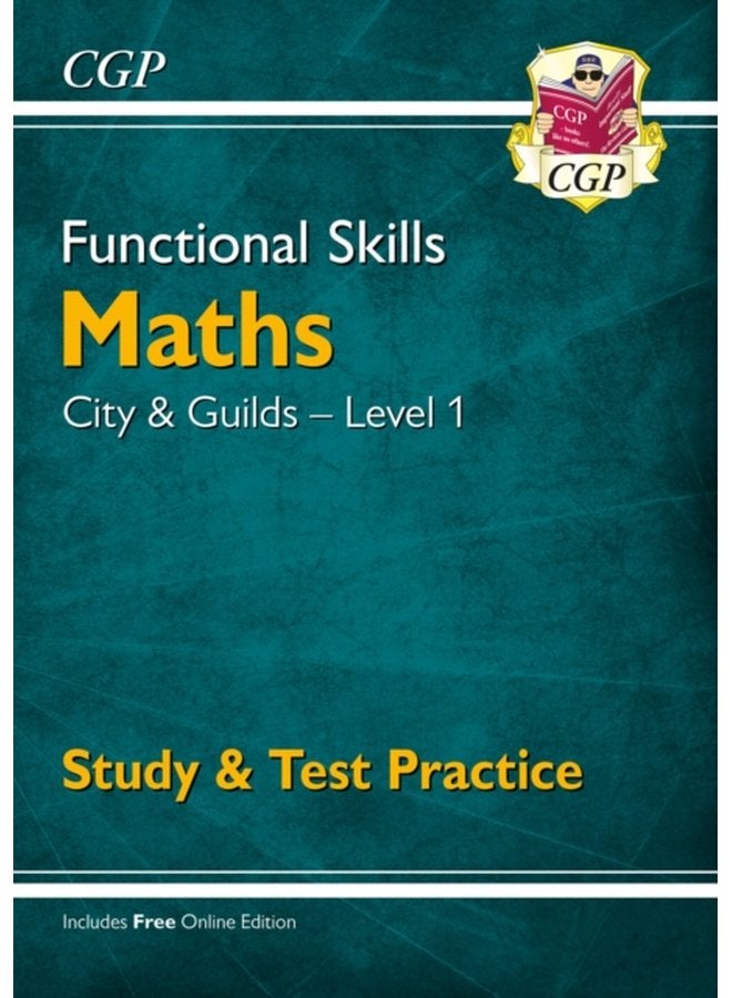 Functional Skills Maths City Guilds Level 1 Study Test Practice - Paperback