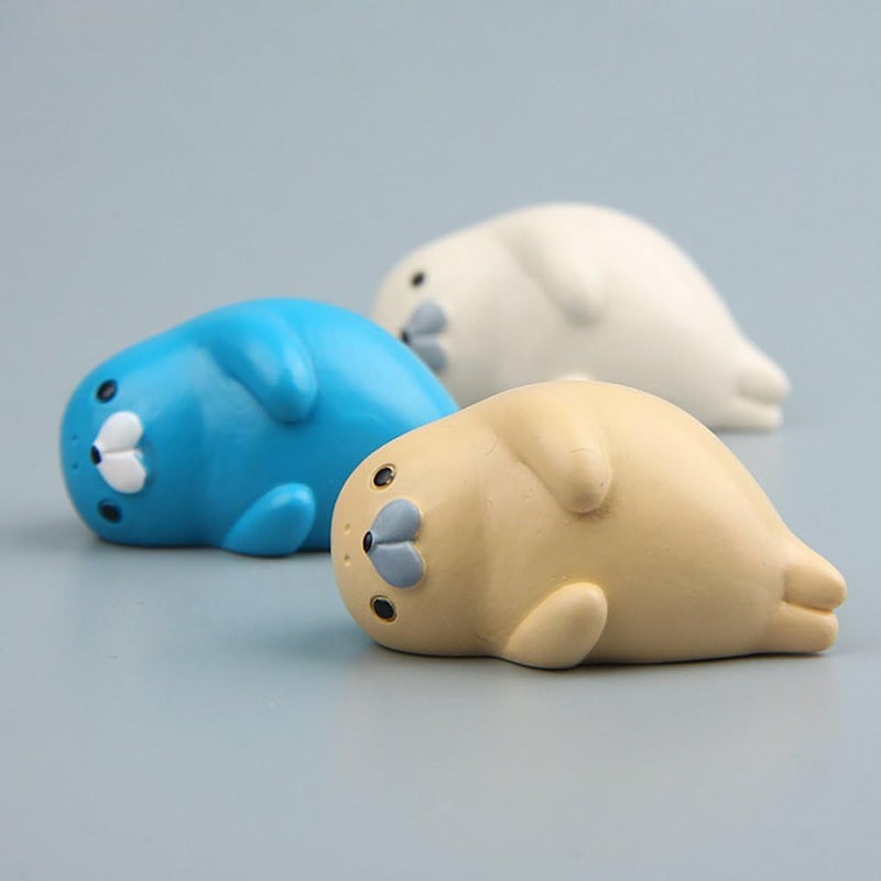 klarako 3pcs 3D Animals Fridge Magnets Sea Lion Refrigerator Office Magnet for Calendars Whiteboards Maps Decoration - Image 5