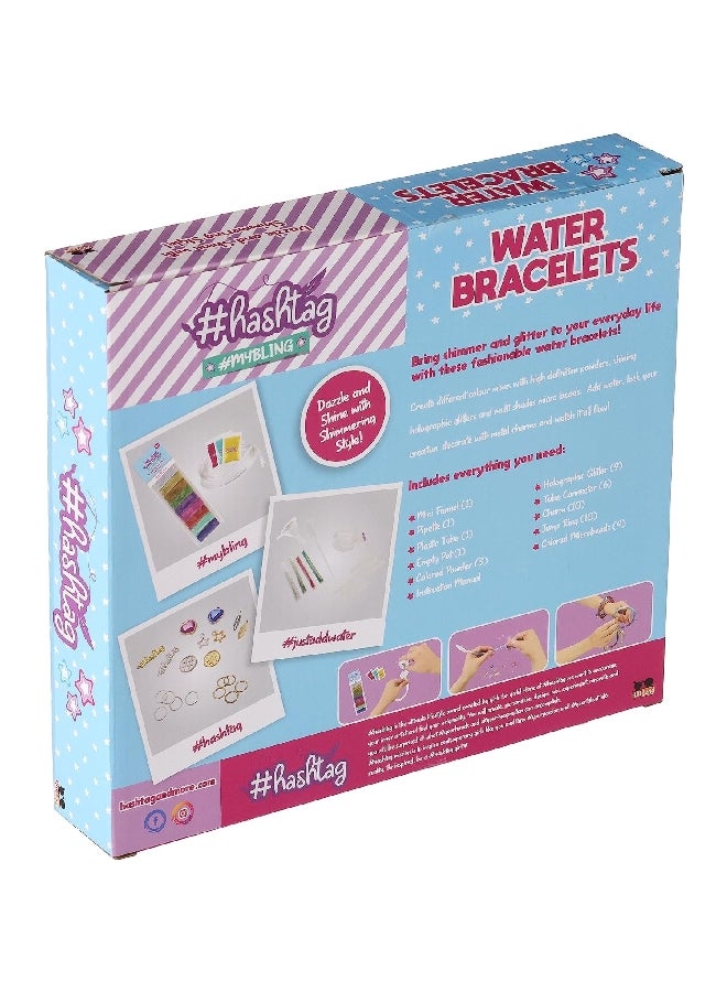 هاشتاج مجموعة أساور الماء متعددة الألوان المكونة من 47 قطعة بأبعاد 5.2 × 24 × 27.1 سم، HTMB2104 - Image 3