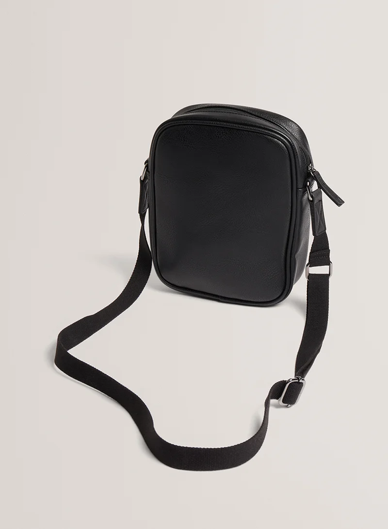 Ted Baker Stripe PU Flight Bag