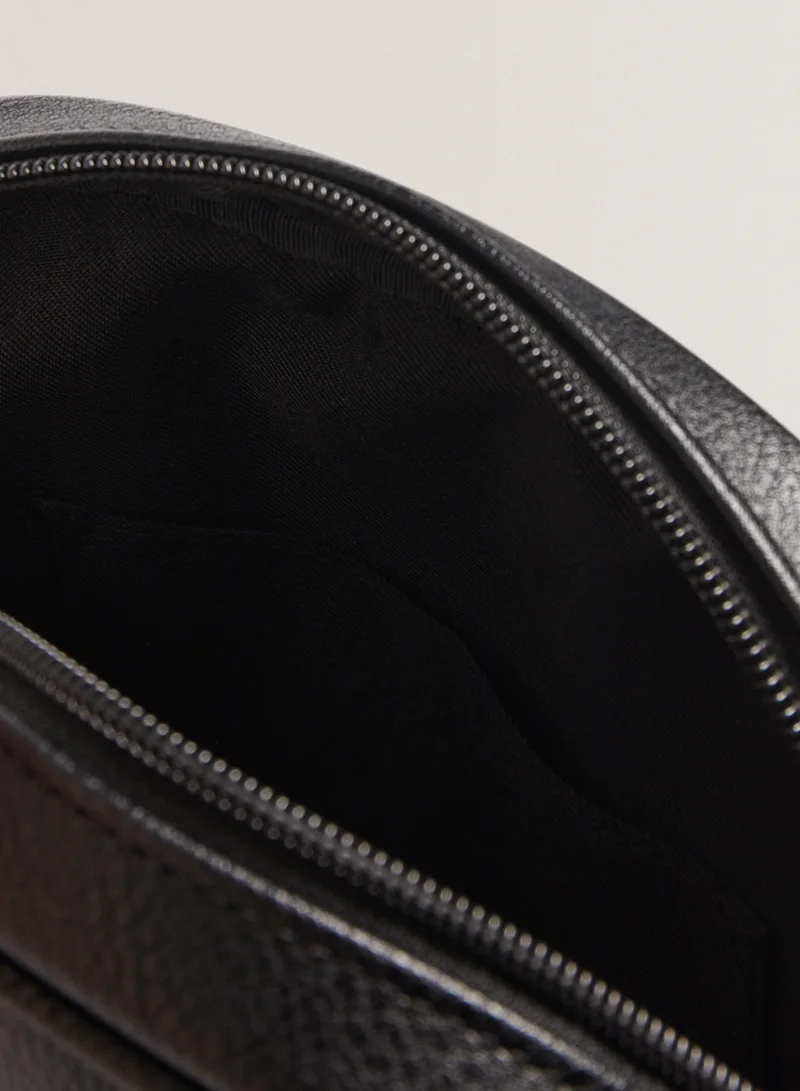 Ted Baker Stripe PU Flight Bag