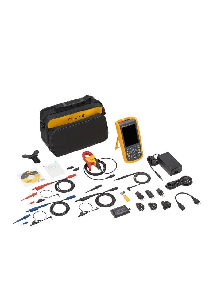 فلوك حقيبة طقم فحص منظار الذبذبات الصناعي المتقدم Fluke FLUKE-125B/NA/S - Image 1