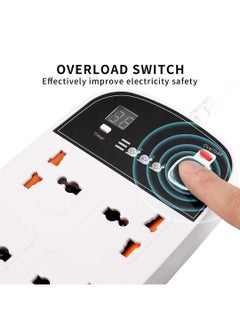 Pama BKL-888 Universal Extension Cord With 4 Universal Sockets, 2 USB ports,  2 PD Ports and 2 Meter Multicolour  - Image 4