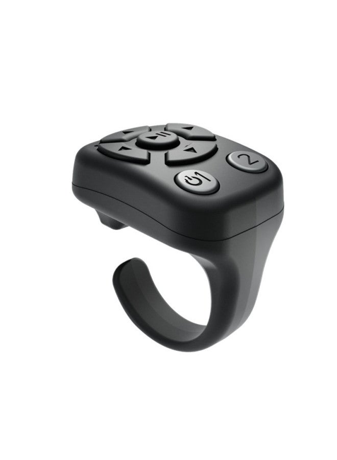 J6 Multi-function Ring Remote Control TikTok Flip Remote Photo Recording Video Ring 7 Key Bluetooth Controller-Color:J6 Fingertip Remote Control White (chinese Box) - Image 5