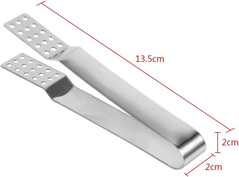 ملقط مطبخ من الفولاذ المقاوم للصدأ، ملقاط أكياس الشاي، أداة طهي 12 بوصة - Image 4