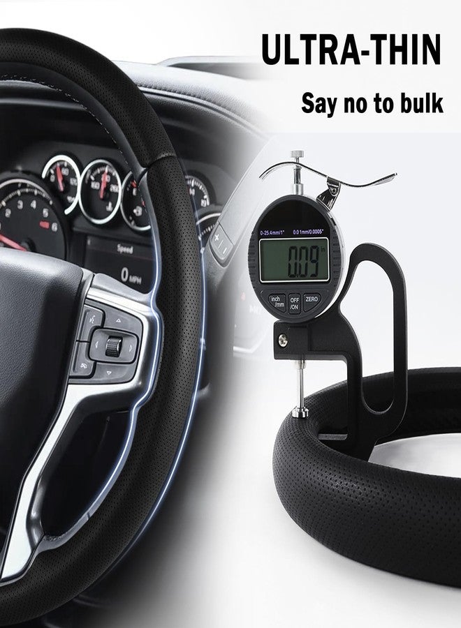 Aotoyou Steering Wheel Cover for Chevy Silverado 1500 2019-Present/ 2500 3500 2020-Present/Blazer 2019-Present (Gasoline Models)/ Suburban Tahoe 2021-2024, Car Steering Wheel Cover Accessories for Chevrolet - Image 5