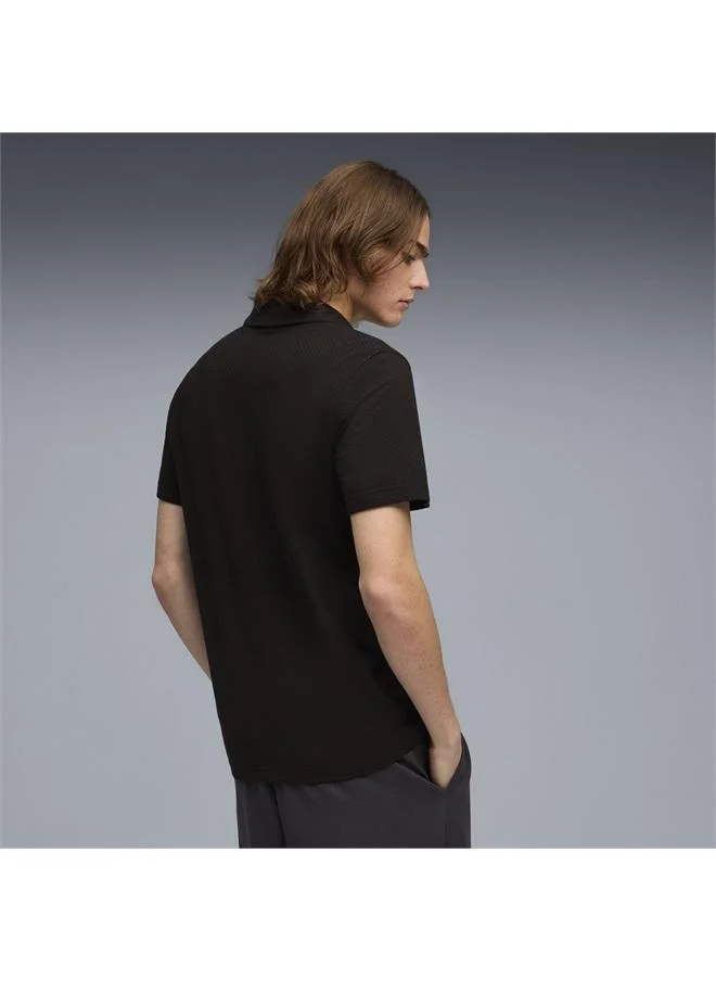 Puma PUMA Black x ASTON MARTIN ARAMCO F1® TEAM Jacquard Polo Men for Men | Best Price UAE