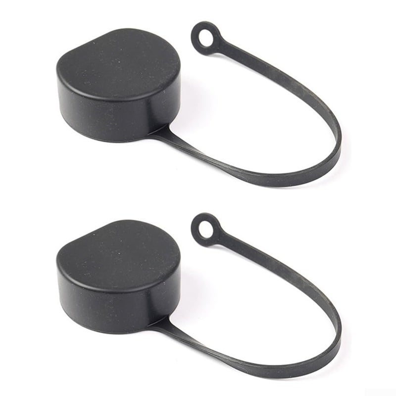 2 Pack Type 2 EV Charging Port Dust Cover 63mm x 56mm Robust PVC Protection - Image 2