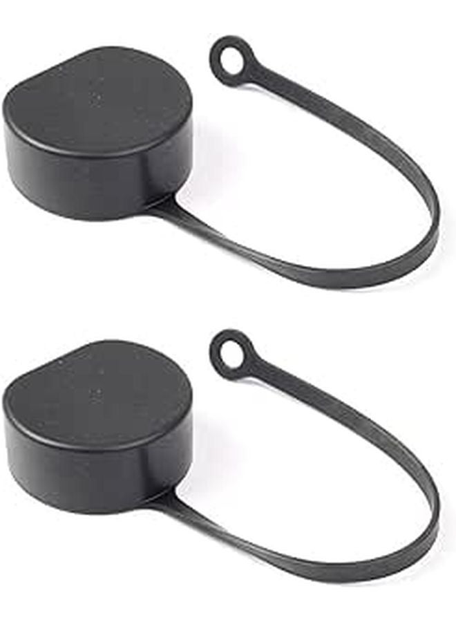 2 Pack Type 2 EV Charging Port Dust Cover 63mm x 56mm Robust PVC Protection - Image 1