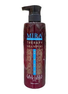Mira Shampoo With Protein And Argan Oil Free Of Sulfates Preserves Hair Treated With Protein Or Creatine To Ensure That The Treatment Iasts For a Longer Period 500 ml  - Image 1