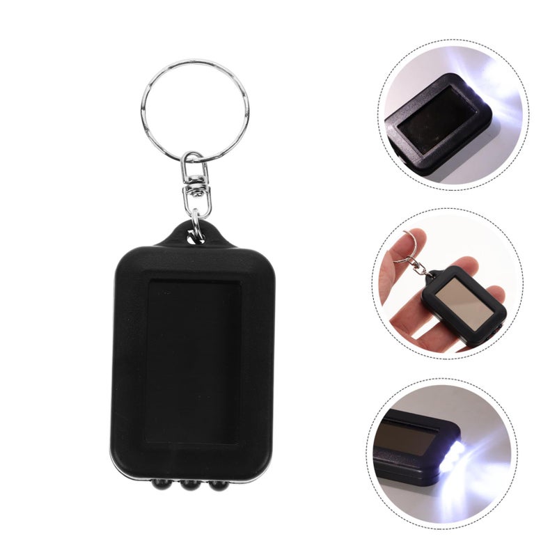 Solar Powered LED Keychain Flashlight 5 Pack Portable Camping Gear Must Have - Image 5