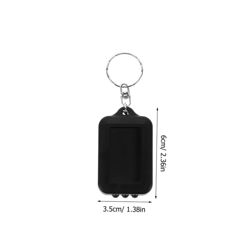 Solar Powered LED Keychain Flashlight 5 Pack Portable Camping Gear Must Have - Image 3