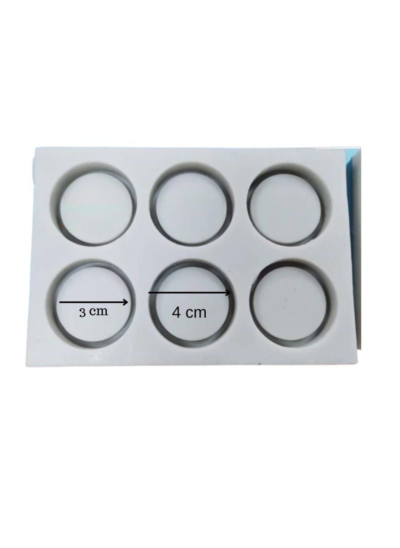 C.T.Z Set of 2 Circular Frame Silicone Mold  - Image 3
