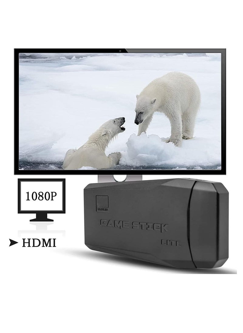 M8 Wireless HDMI High-Definition Game Console,Built-in 10000+ Games with Hidden USB Flash Drive Design ,Plug and Play Video Game Stick,Supports 9 emulators,