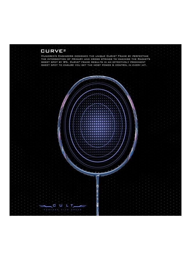 هندرد لي نينغ كومبات Z8 80G ألياف الكربون Badmiton Racket بدون وتر مع غطاء كامل مجاني Black/Gold Red - تصميم خفيف عالي الأداء للعب الاحترافي - Image 5